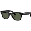 Умные очки Ray-Ban Meta* Wayfarer Gen 2 Shiny Black, Солнцезащитные линзы G-15 Green (RW4012), размер M